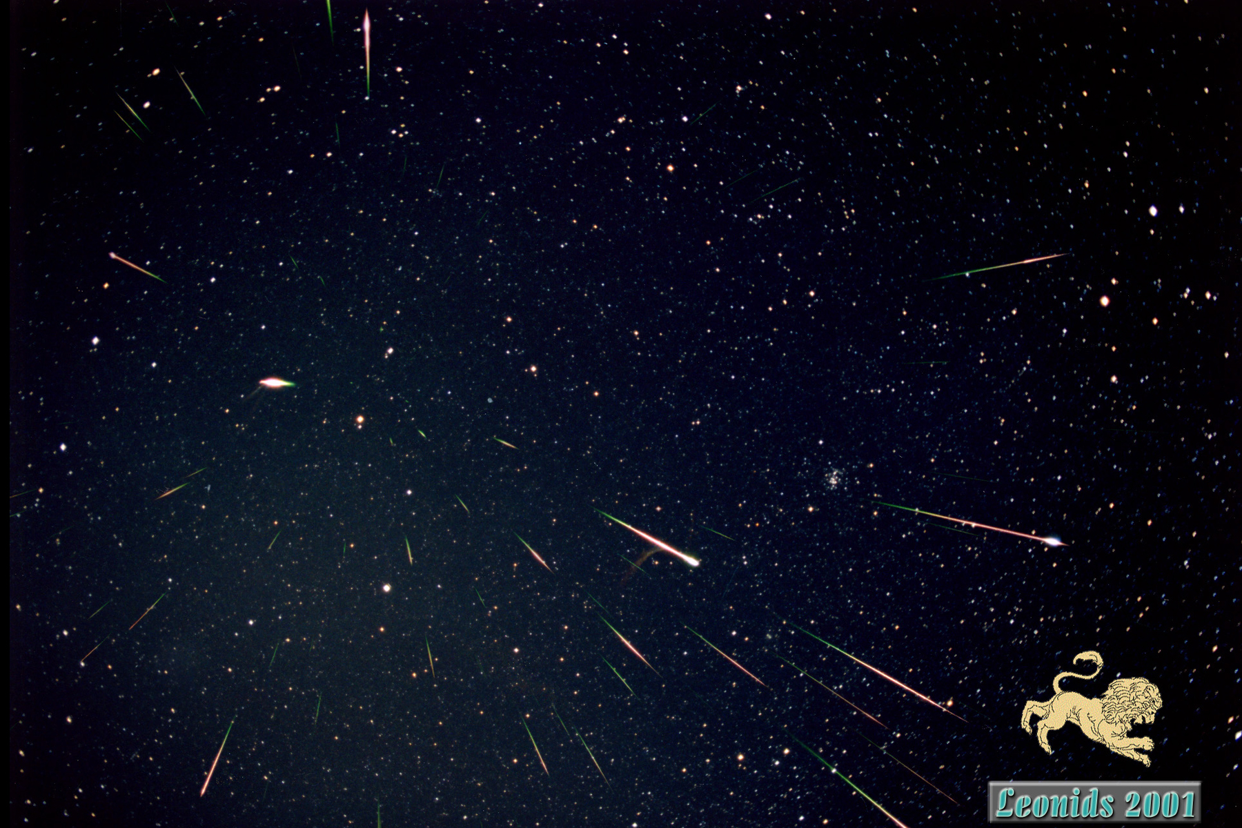 流星 月と星空の探訪