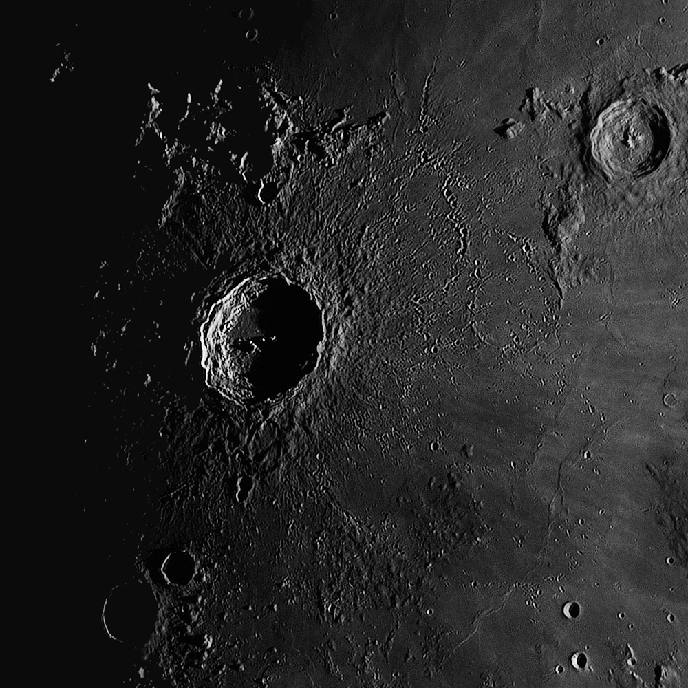 月齢９ １０ 月と星空の探訪